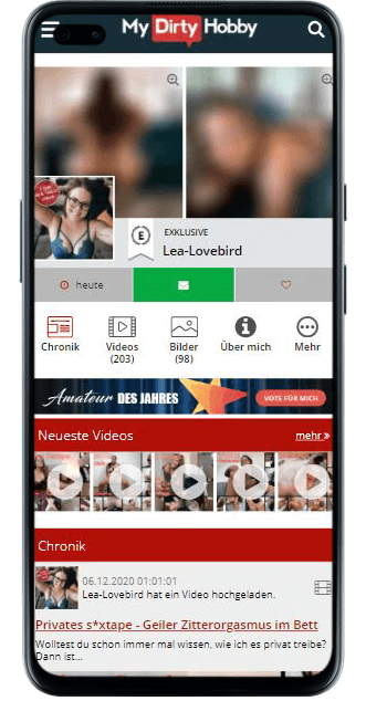 Lea Lovebird bei MyDirtyHobby